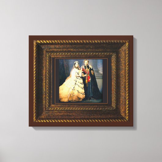 Afdrukken van het Queen Victoria Wedding Portrait  (Voorkant)