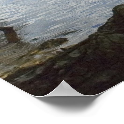 Afdrukken van het Spoorwegtrestle van de Suwannee Poster (Hoek)