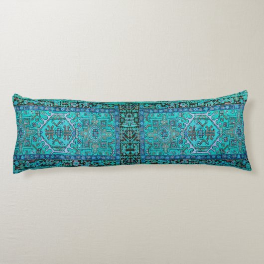 Afdrukken van het traditionele Kilim-tapijt in mod Lichaamskussen (Achterkant)