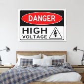 Afdrukken van hoge-spanningssignaalblokken met zee (Insitu (Slaapkamer))