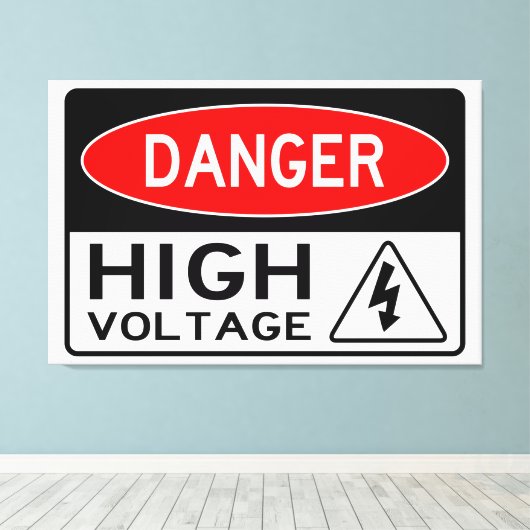 Afdrukken van hoge-spanningssignaalblokken met zee (Insitu (Houten vloer))