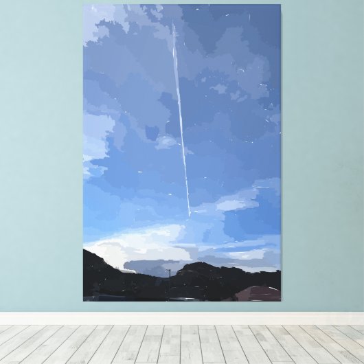 Afdrukken van hoog vertakt canvas (Insitu (Houten vloer))