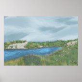 Afdrukken van inlaatcanvas aan de kant poster (Voorkant)