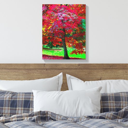 Afdrukken van Japanse aple-boomstructuur (Insitu (Slaapkamer))