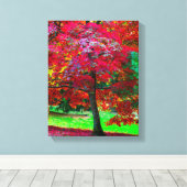 Afdrukken van Japanse aple-boomstructuur (Insitu (Houten vloer))