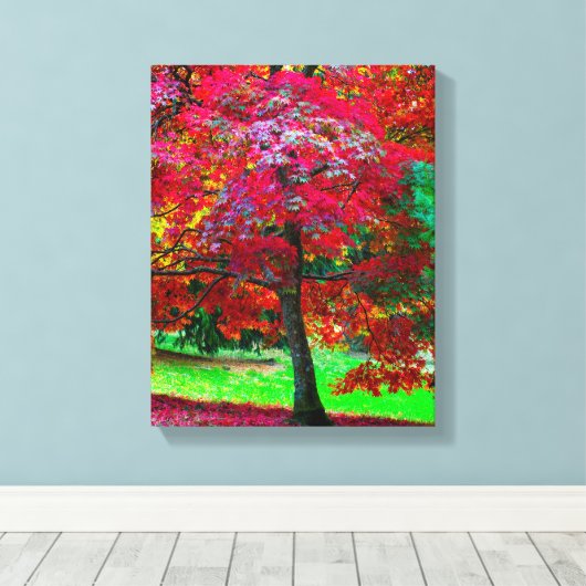 Afdrukken van Japanse aple-boomstructuur (Insitu (Houten vloer))