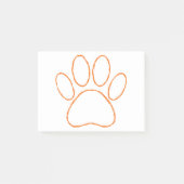 Afdrukken van kettingpuppy Paw Post-it® Notes (Voorkant)