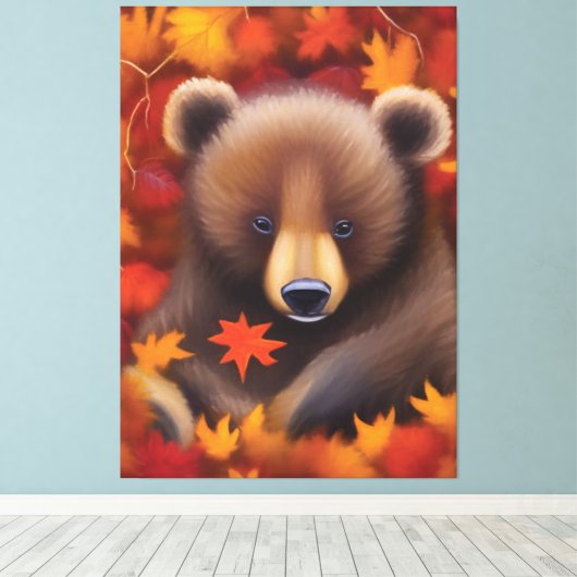 Afdrukken van klein Beer (Insitu (Houten vloer))