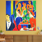 Afdrukken van kleurrijke mam Club Canvas (Insitu (Woonkamer))