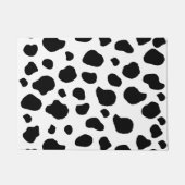 Afdrukken van koe, Koe Patroon, Koe spots, zwart-w Deurmat (Voorkant)