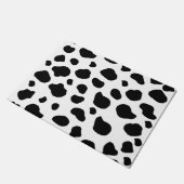 Afdrukken van koe, Koe Patroon, Koe spots, zwart-w Deurmat (Schuin)