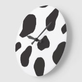 Afdrukken van koe, Koe Patroon, Koe spots, zwart-w Grote Klok (Hoek)