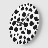 Afdrukken van koe, Koe Patroon, Koe spots, zwart-w Grote Klok (Hoek)