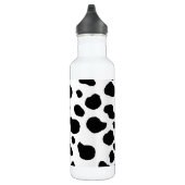 Afdrukken van koe, Koe Patroon, Koe spots, zwart-w Waterfles (Rechts)