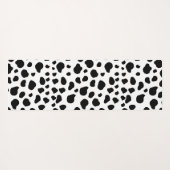 Afdrukken van koe, Koe Patroon, Koe spots, zwart-w Yogamat (Achterkant (horizontaal))