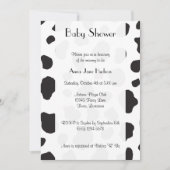 Afdrukken van koe, Koeien, zwart-wit, Baby shower Kaart (Voorkant)