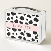 Afdrukken van koe, Koeien, zwart-wit, Jouw naam (Achterkant)