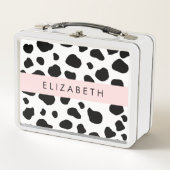 Afdrukken van koe, Koeien, zwart-wit, Jouw naam (Voorkant)