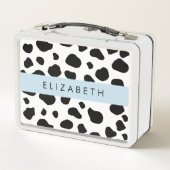 Afdrukken van koe, Koeien, zwart-wit, Jouw naam (Achterkant)