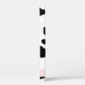 Afdrukken van koe, Koeien, zwart-wit, Jouw naam Case-Mate iPhone Case (Achterkant / Rechts)