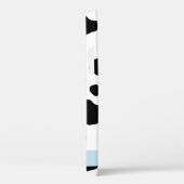 Afdrukken van koe, Koeien, zwart-wit, Jouw naam Case-Mate iPhone Case (Achterkant / Rechts)