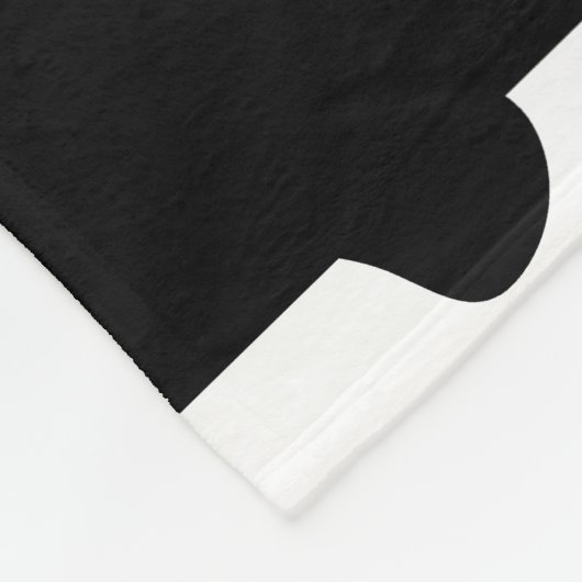 Afdrukken van koe, Koeien, zwart-wit, Jouw naam Fleece Deken (Hoek)