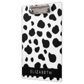 Afdrukken van koe, Koeien, zwart-wit, Jouw naam Klembord (Links)