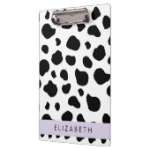 Afdrukken van koe, Koeien, zwart-wit, Jouw naam Klembord (Links)