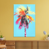 Afdrukken van kokosnootboom met hemelachtergrond (Insitu (Woonkamer))