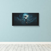 Afdrukken van kosmische godin (Insitu (Houten vloer))