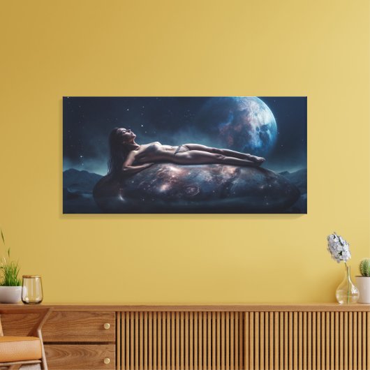 Afdrukken van kosmische godin (Insitu (Woonkamer))