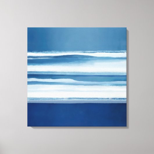 Afdrukken van kustCanvas Abstract Ocean (Voorkant)