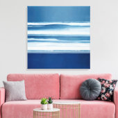 Afdrukken van kustCanvas Abstract Ocean (Insitu (Woonkamer))