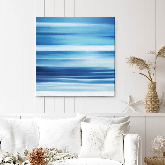 Afdrukken van kustCanvas Abstract Ocean