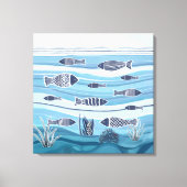 Afdrukken van kustviscanvas (Voorkant)