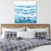 Afdrukken van kustviscanvas (Insitu (Slaapkamer))