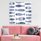 Afdrukken van kustviscanvas (Insitu (Woonkamer))