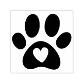 Afdrukken van laadpagina's met hart  zelfinktende stempel (Design)