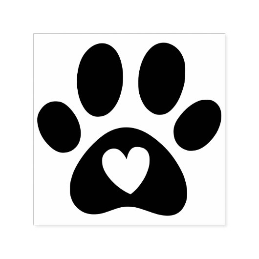 Afdrukken van laadpagina's met hart  zelfinktende stempel (Design)