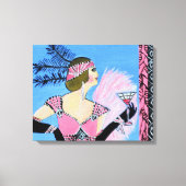 Afdrukken van legant Lady2-canvas (Voorkant)