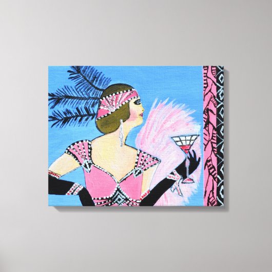 Afdrukken van legant Lady2-canvas (Voorkant)