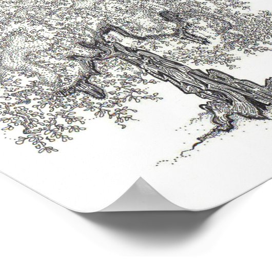 Afdrukken van levensstructuur poster (Hoek)