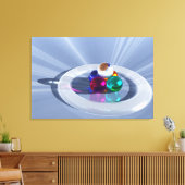 Afdrukken van lichte tekendoek (Insitu (Woonkamer))