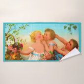 Afdrukken van liefde en jaloezie badhanddoek (Badhanddoek)