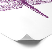 Afdrukken van likkerschilderdoek poster (Hoek)