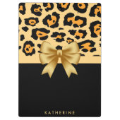 Afdrukken van lint en luipaard klembord (Achterkant)