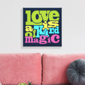 Afdrukken van Magical Love canvas (Insitu (Woonkamer))