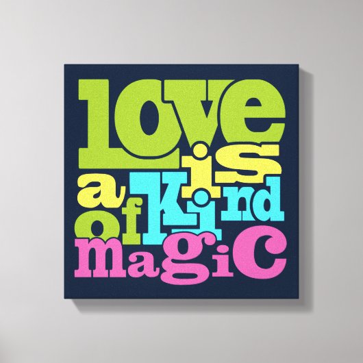 Afdrukken van Magical Love canvas (Voorkant)