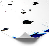 Afdrukken van mijn originele abstracte schilderije poster (Hoek)