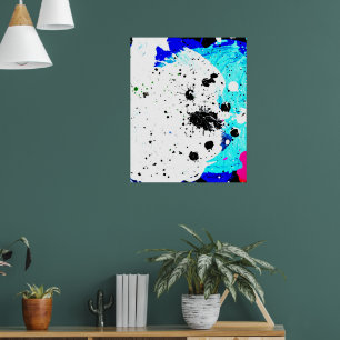 Afdrukken van mijn originele abstracte schilderije poster